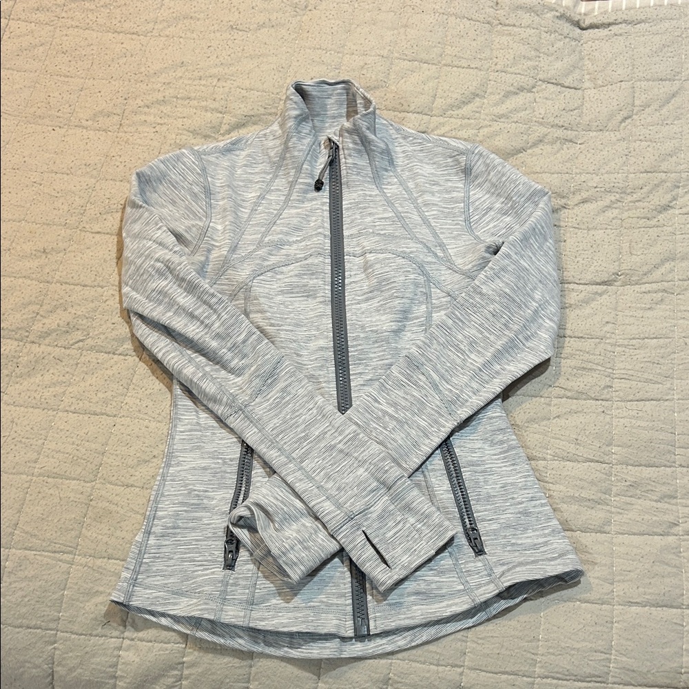 lululemon athletica Gray Zip-Up Hoodie